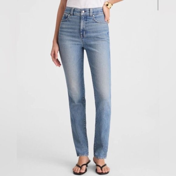 Madewell Perfect Vintage Jean Light Wash Size 26 Tall Straight Denim - Picture 1 of 16